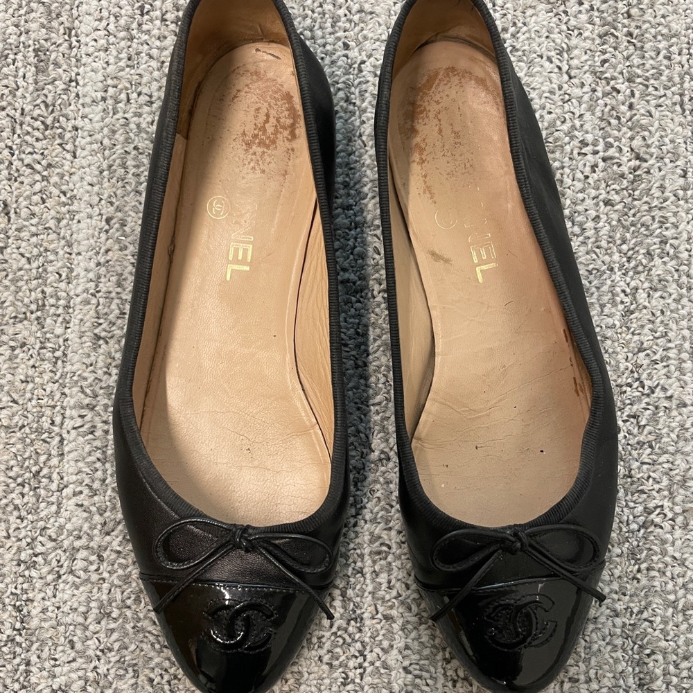 Chanel Black Ballet Flats